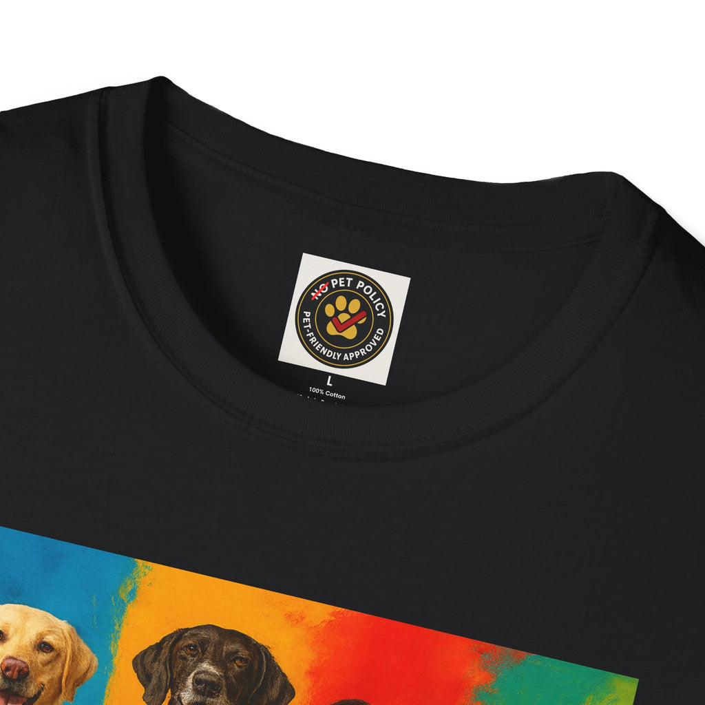 K9 Bela "The Gang" T-Shirt – No Pet Policy™ | Wear the Change!