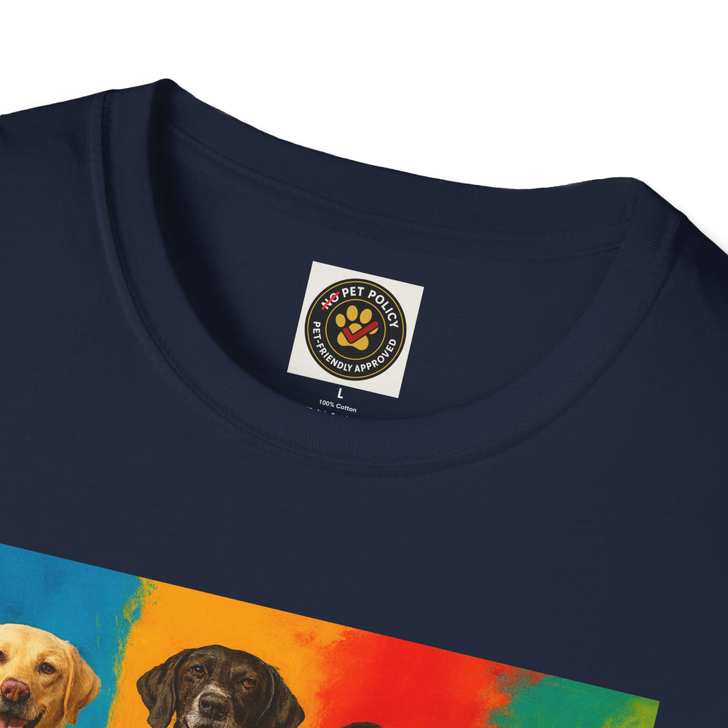 K9 Bela "The Gang" T-Shirt – No Pet Policy™ | Wear the Change!