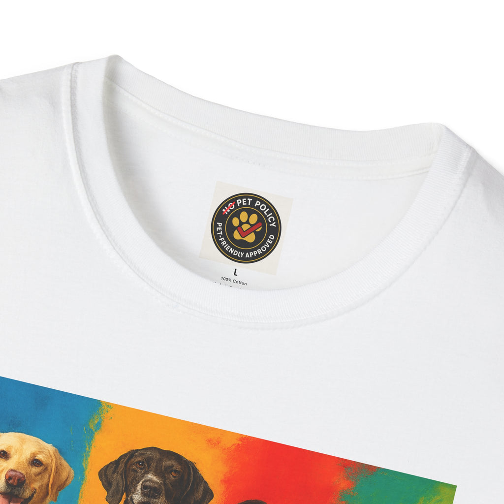 K9 Bela "The Gang" T-Shirt – No Pet Policy™ | Wear the Change!