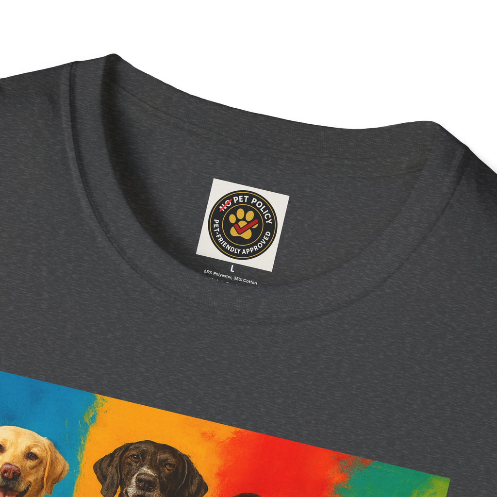 K9 Bela "The Gang" T-Shirt – No Pet Policy™ | Wear the Change!