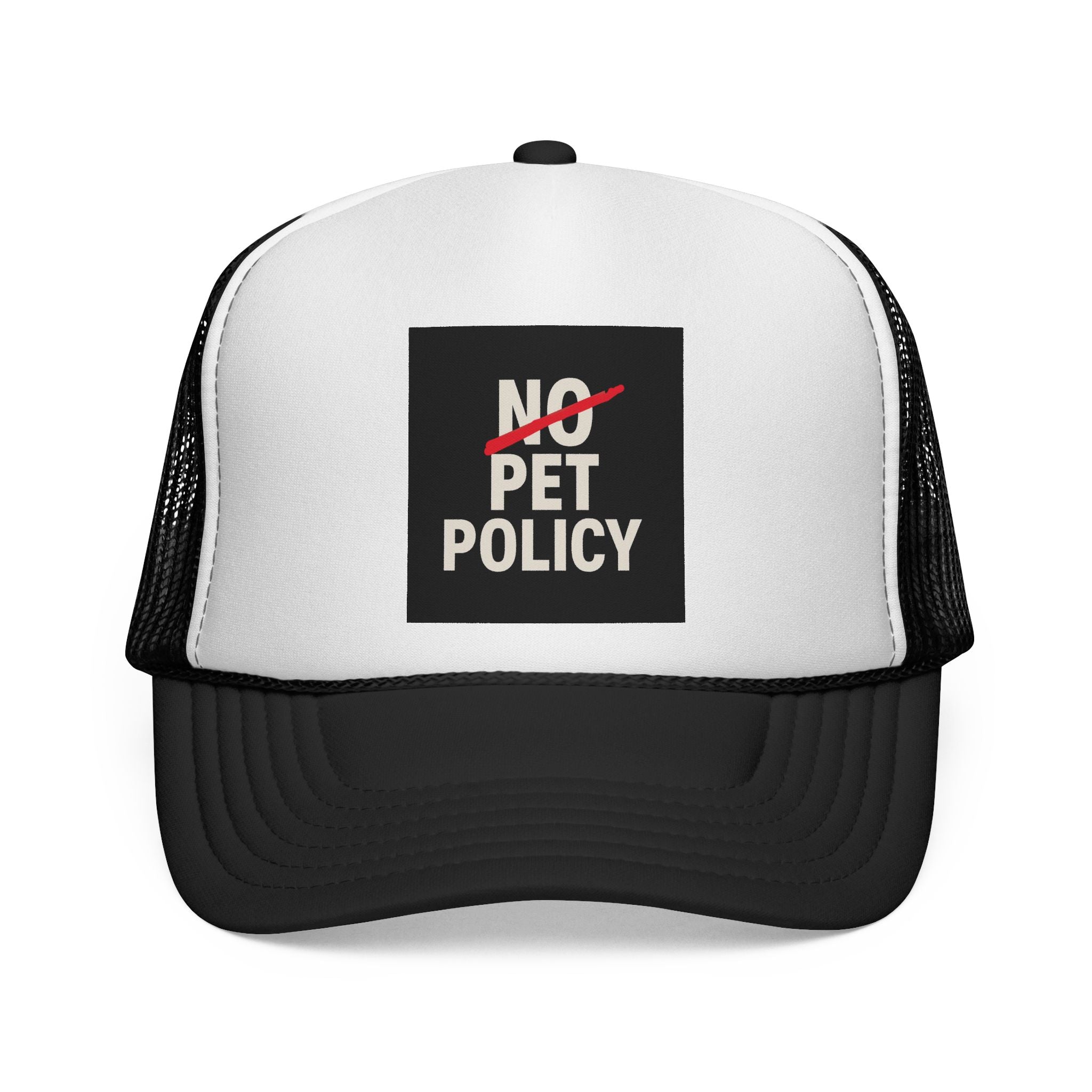 No Pet Policy™ Trucker Hat – Bold Streetwear Statement