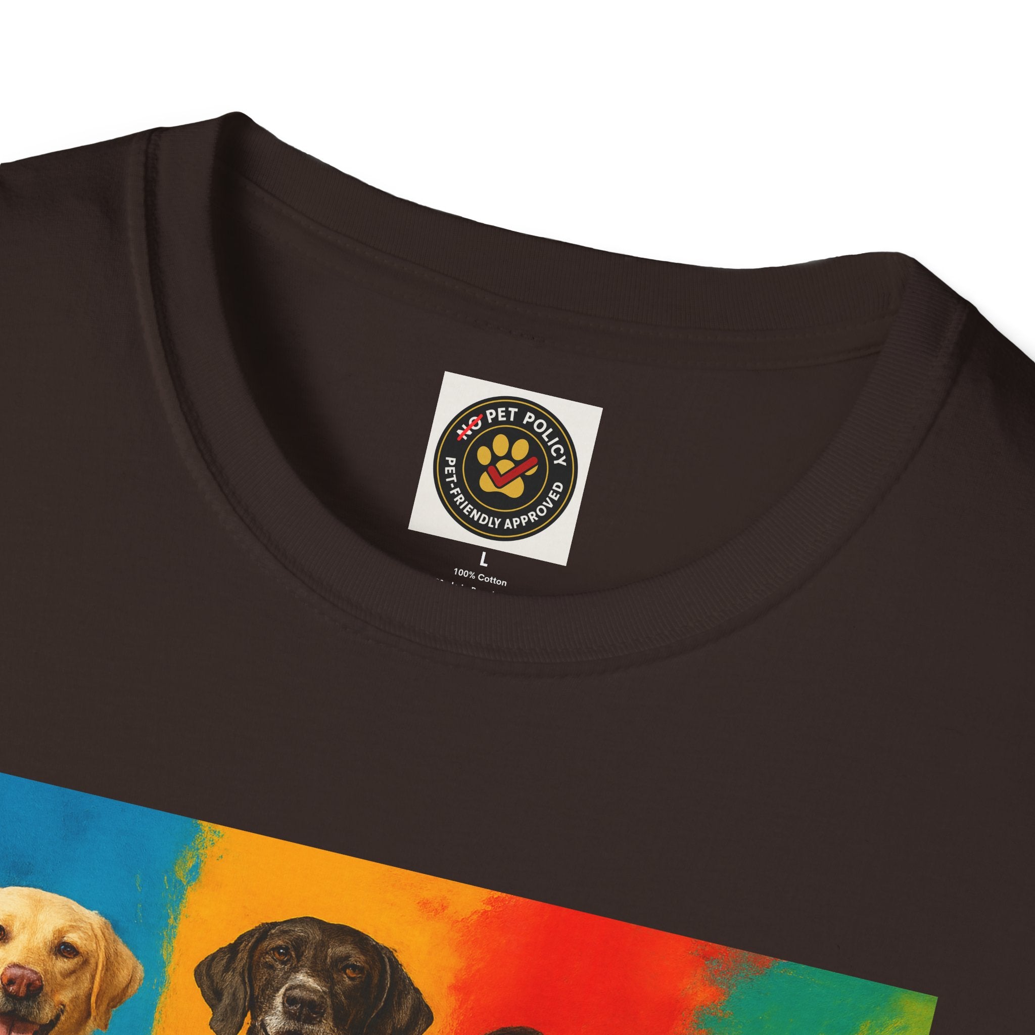 K9 Bela "The Gang" T-Shirt – No Pet Policy™ | Wear the Change!