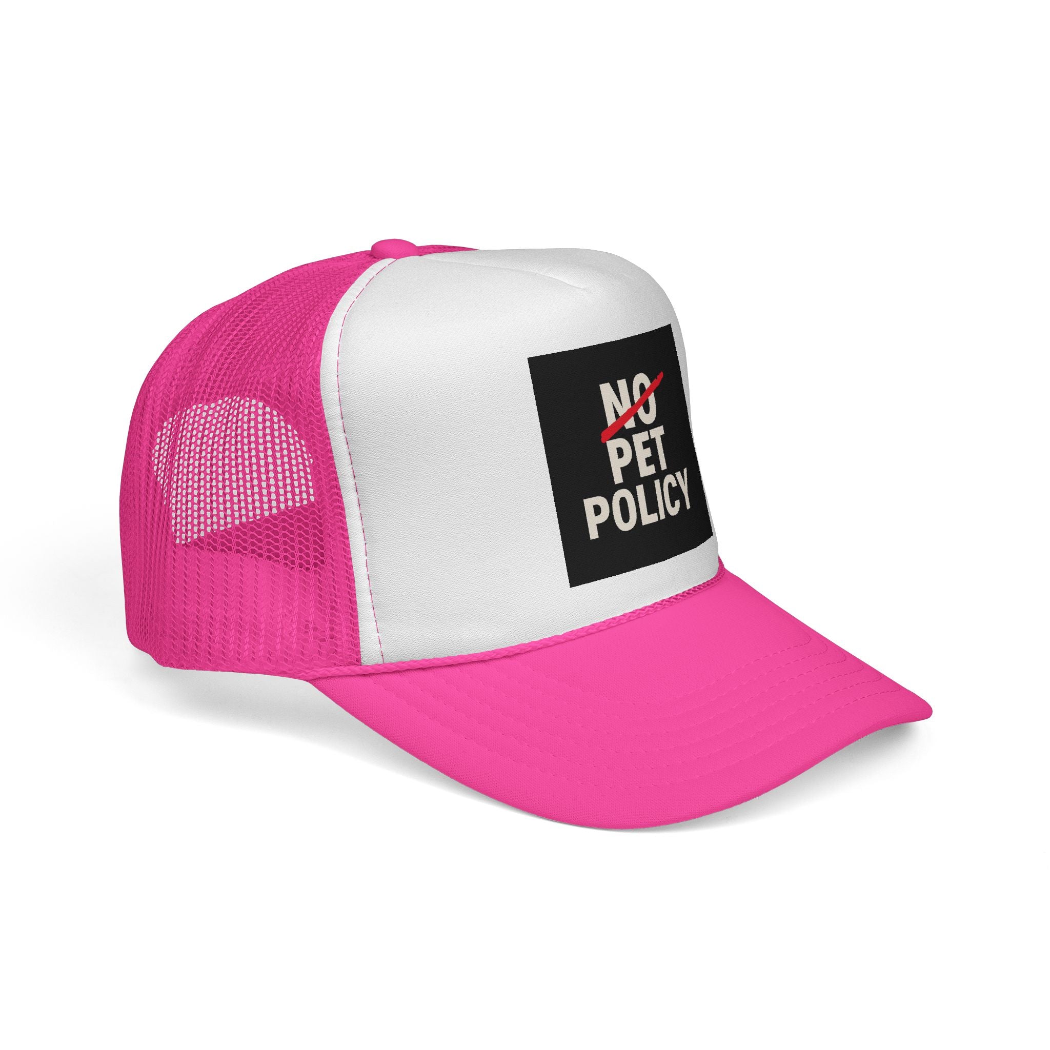No Pet Policy™ Trucker Hat – Bold Streetwear Statement