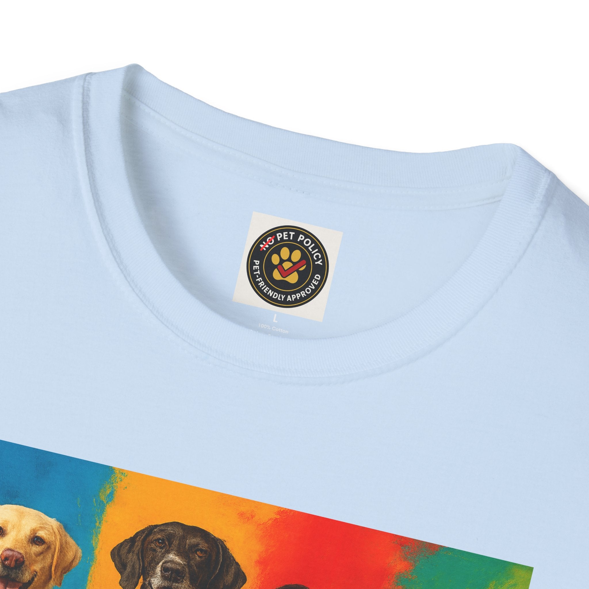 K9 Bela "The Gang" T-Shirt – No Pet Policy™ | Wear the Change!
