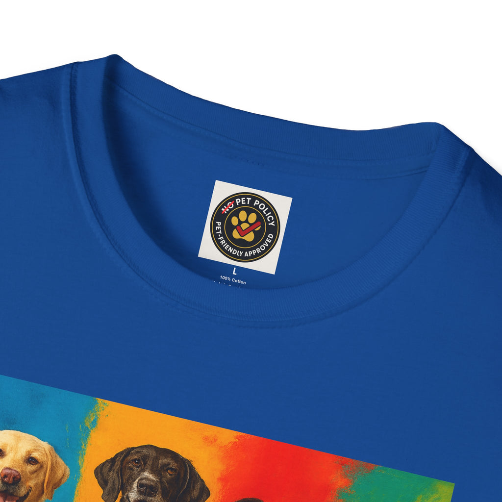 K9 Bela "The Gang" T-Shirt – No Pet Policy™ | Wear the Change!