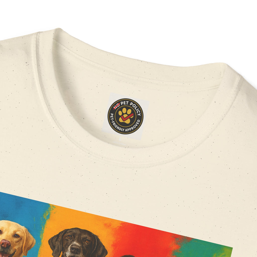 K9 Bela "The Gang" T-Shirt – No Pet Policy™ | Wear the Change!