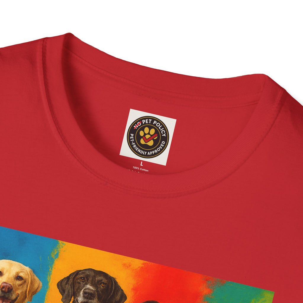 K9 Bela "The Gang" T-Shirt – No Pet Policy™ | Wear the Change!