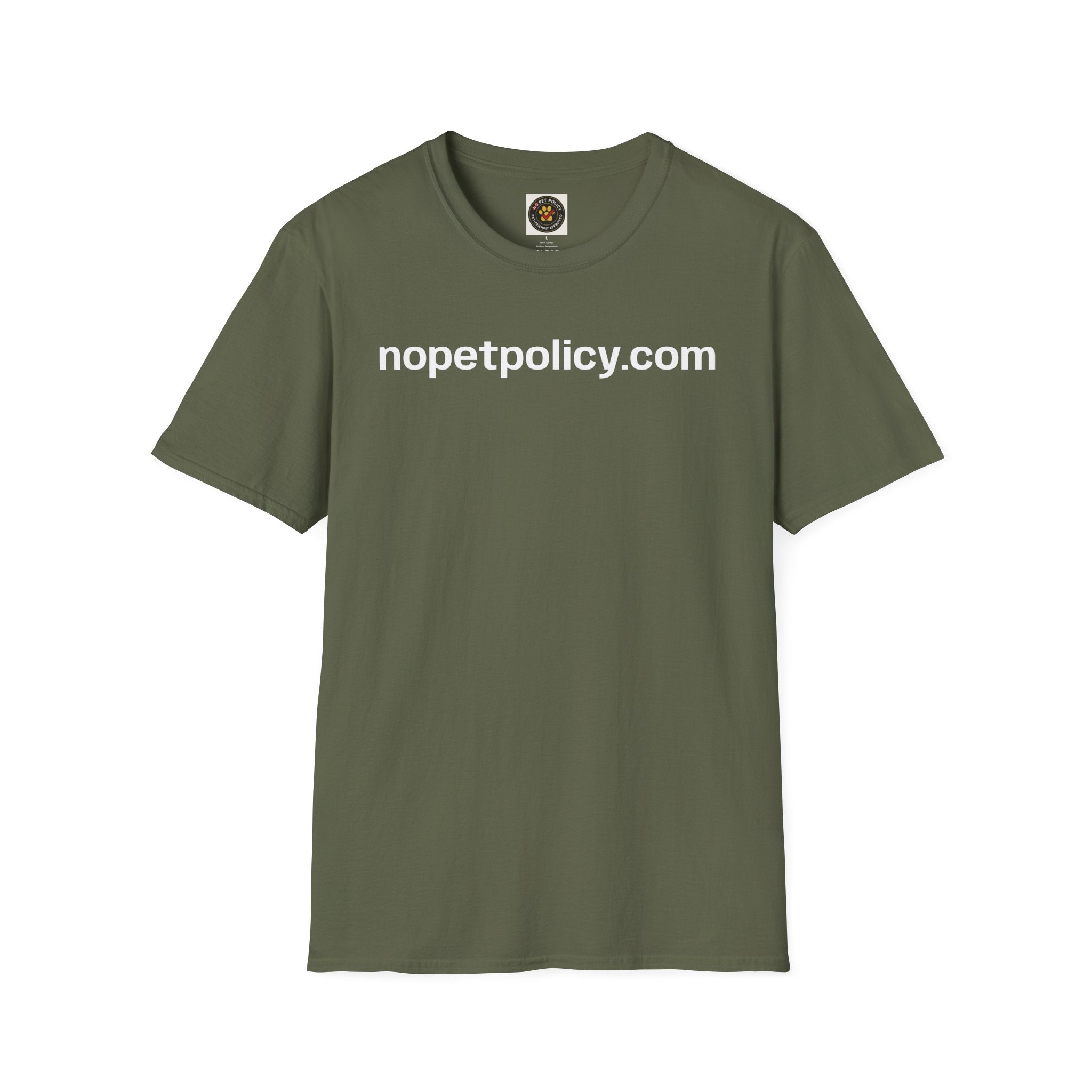 Retired K9 Bela "Off Duty" Tee – No Pet Policy™ | Wear the Change!
