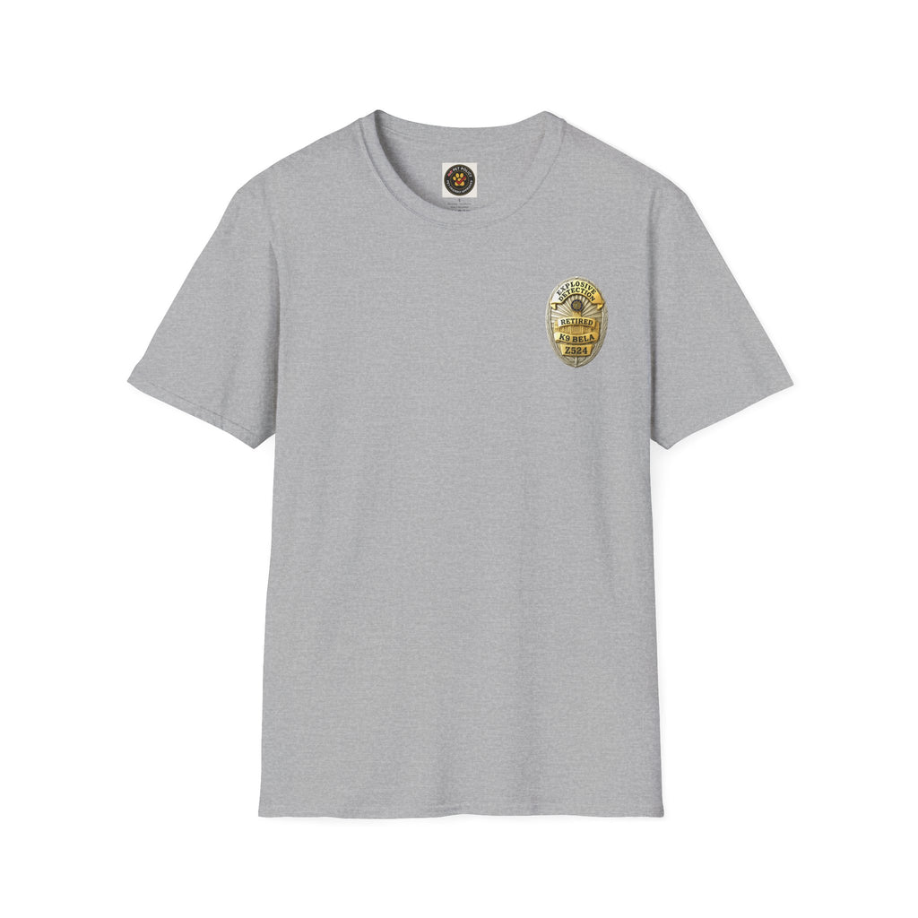 K9 Bela "Not a Tool, a Partner" Badge Tee– No Pet Policy™